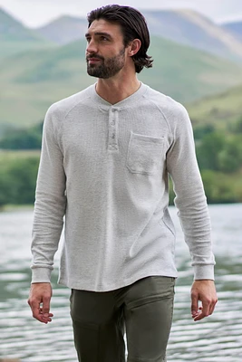 Selby Mens Waffle Henley Tee