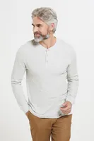 Selby Mens Waffle Henley Tee