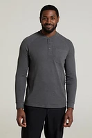 Selby Mens Waffle Henley Tee