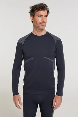 Freestyle Mens Seamless Round-Neck Base Layer