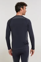 Freestyle Mens Seamless Round-Neck Base Layer