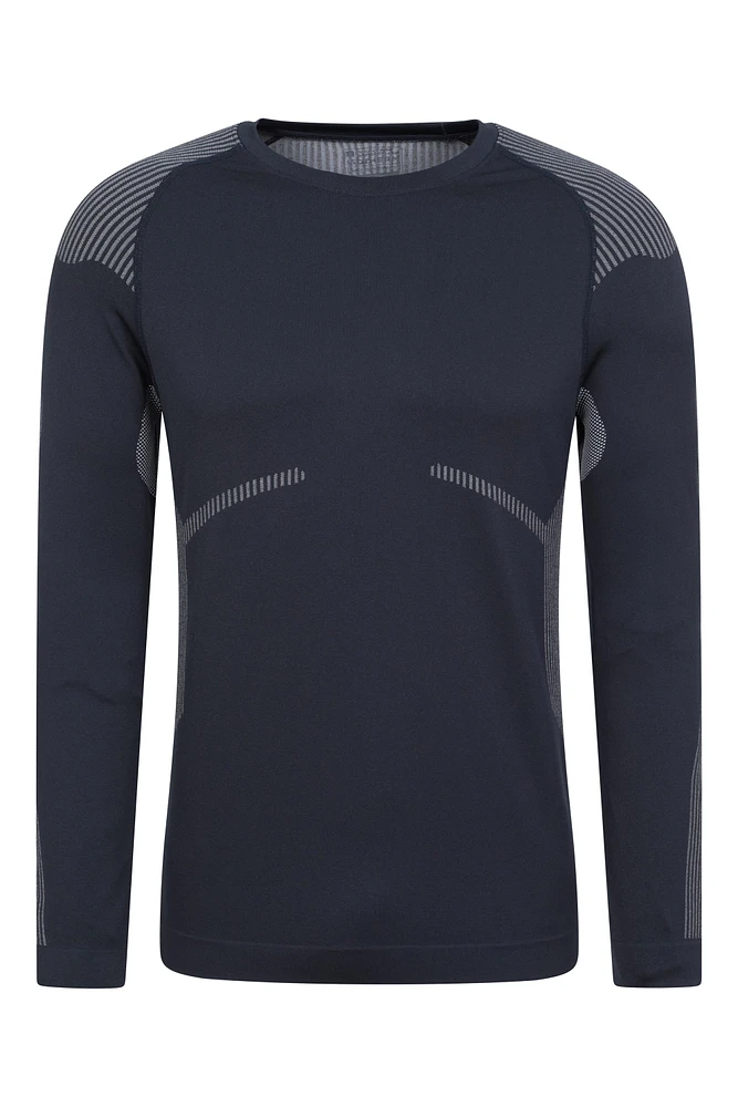 Freestyle Mens Seamless Round-Neck Base Layer