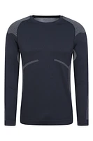 Freestyle Mens Seamless Round-Neck Base Layer