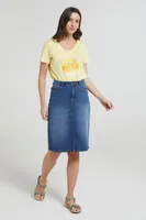 Womens Denim Skirt