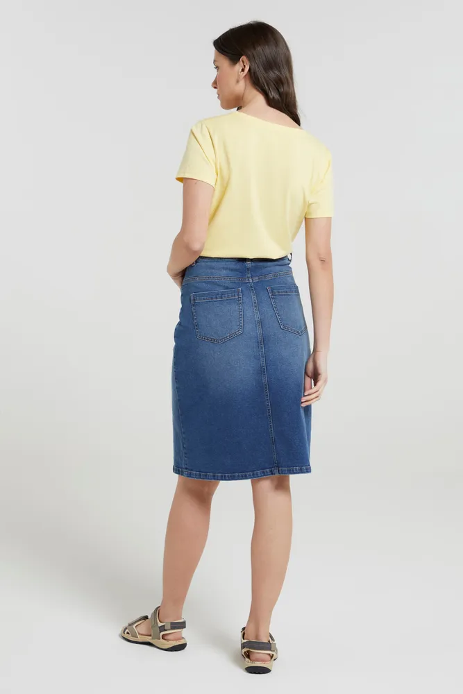 Womens Denim Skirt