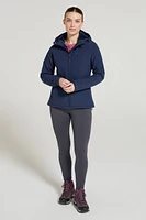 Arctic Womens Water-Resistant Fur-Lined Softshell Jacket