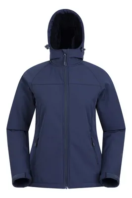 Arctic Womens Water-Resistant Fur-Lined Softshell Jacket