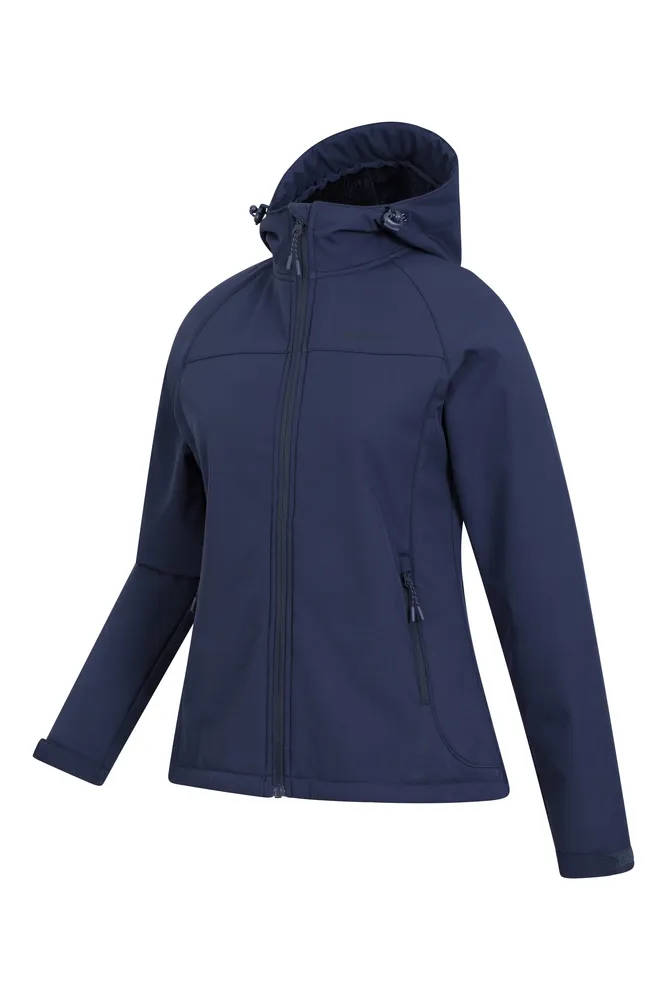 Arctic Womens Water-Resistant Fur-Lined Softshell Jacket