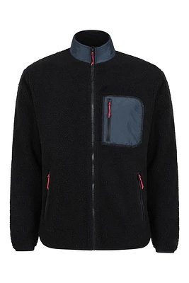 Whitby Mens Sherpa Fleece Jacket