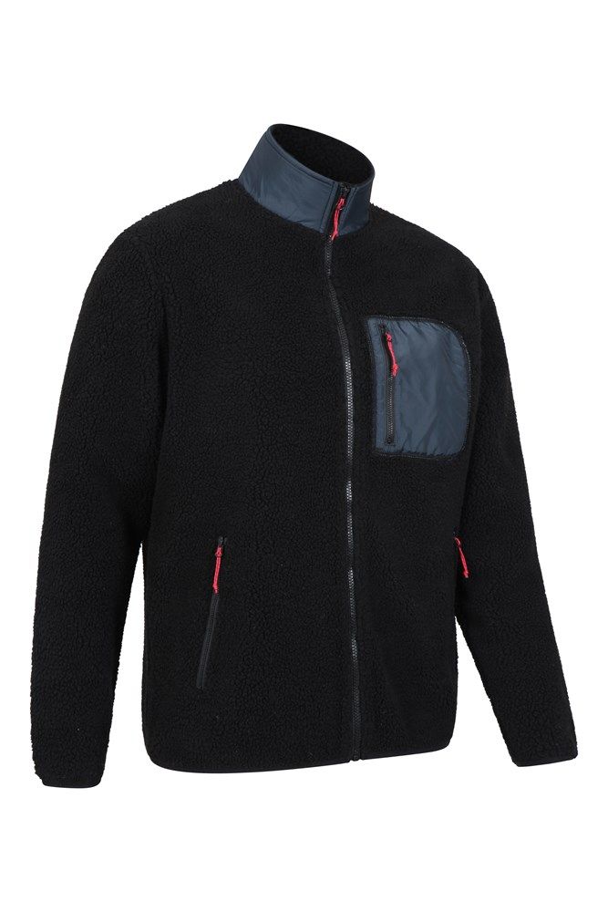 Whitby Mens Sherpa Fleece Jacket