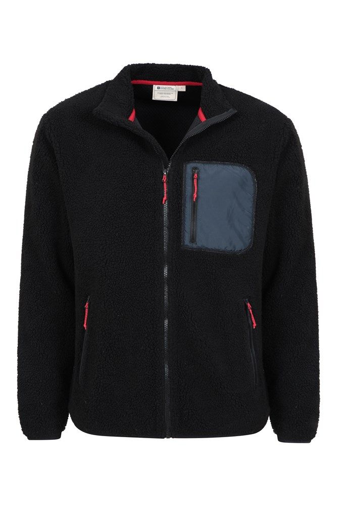 Whitby Mens Sherpa Fleece Jacket