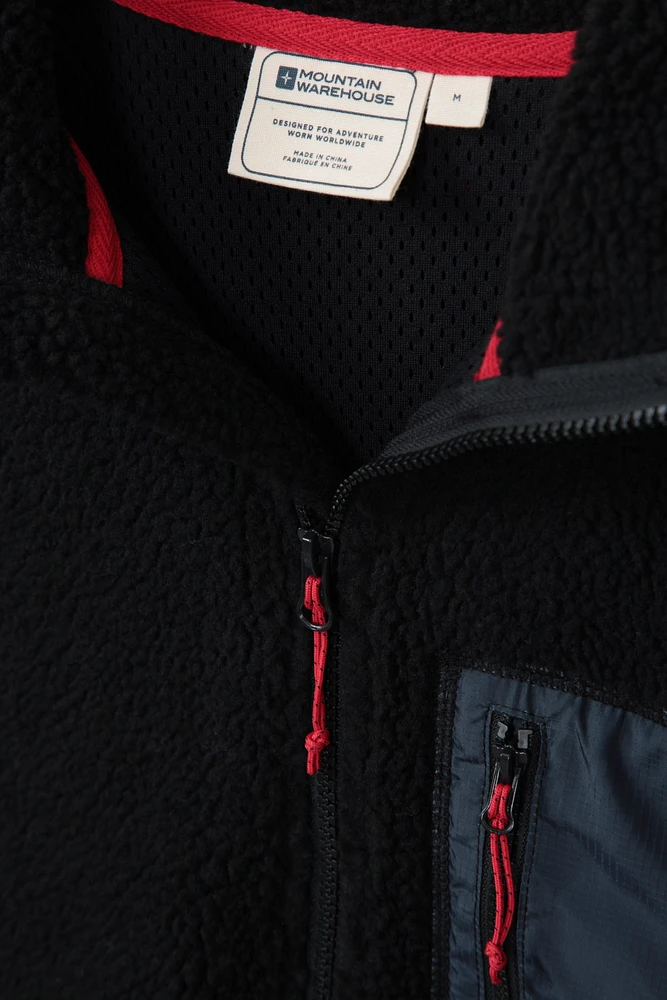 Whitby Mens Sherpa Fleece Jacket