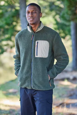Whitby Mens Sherpa Fleece Jacket
