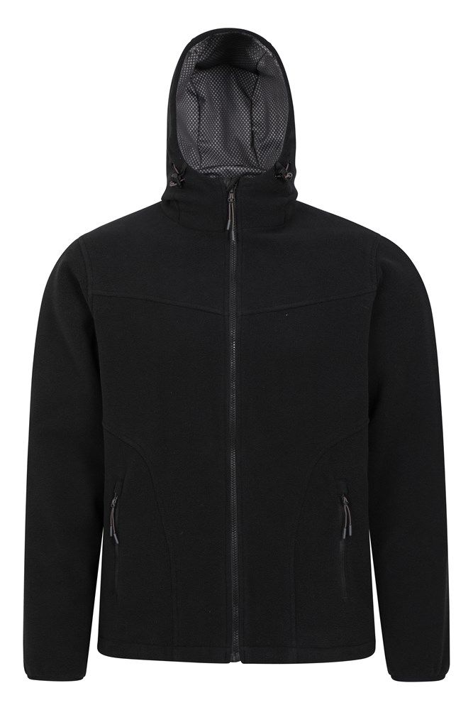 Expedition Mens Windproof Fleece Hoodie