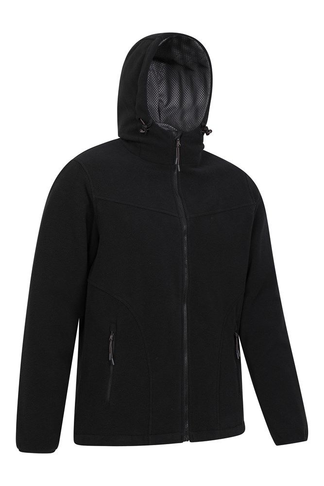 Expedition Mens Windproof Fleece Hoodie