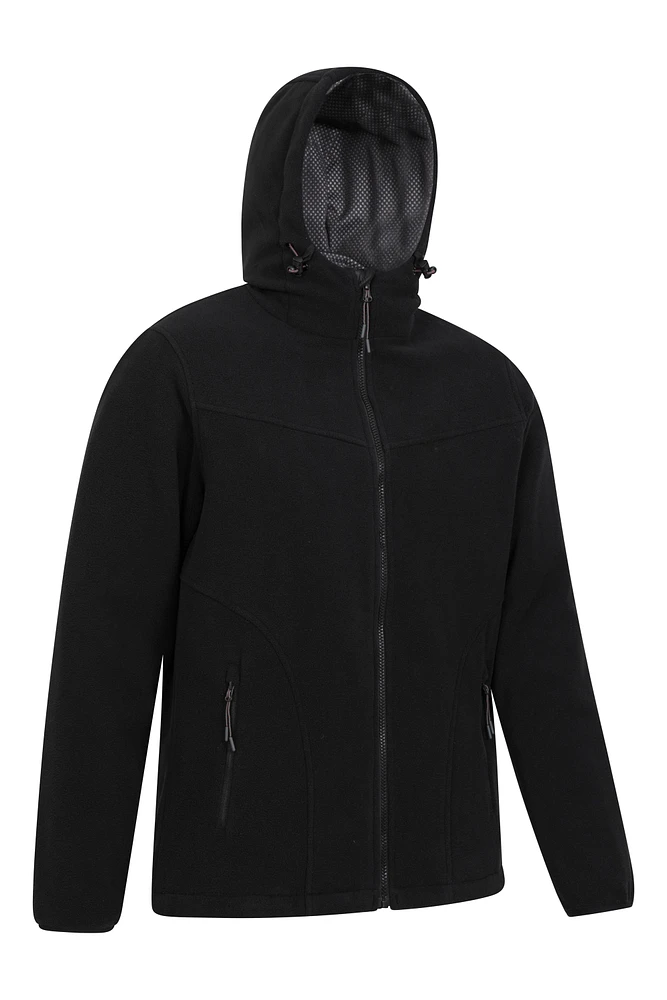 Expedition Mens Windproof Fleece Hoodie