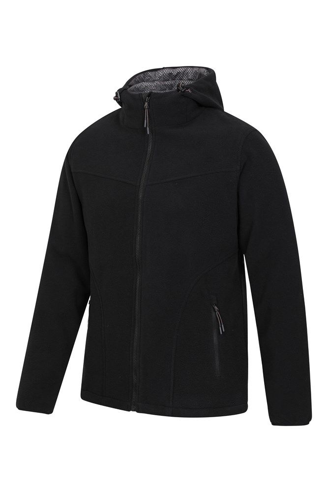 Expedition Mens Windproof Fleece Hoodie