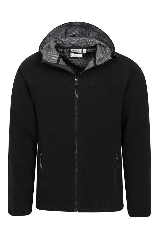 Expedition Mens Windproof Fleece Hoodie