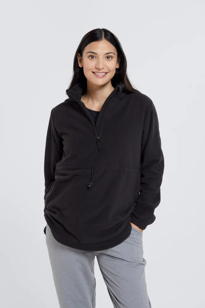 Azurite Maternity Half-Zip Fleece