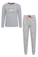 Mens Printed Pajama Set