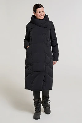 Cozy Wrap Extreme Womens Extra Long Down Jacket