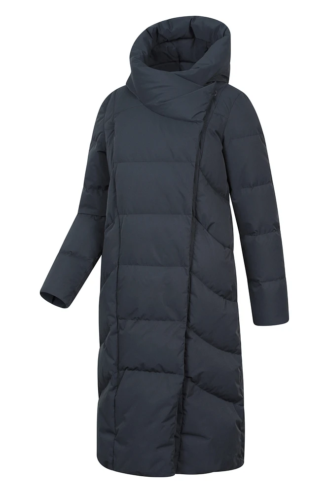 Cozy Wrap Extreme Womens Extra Long Down Jacket