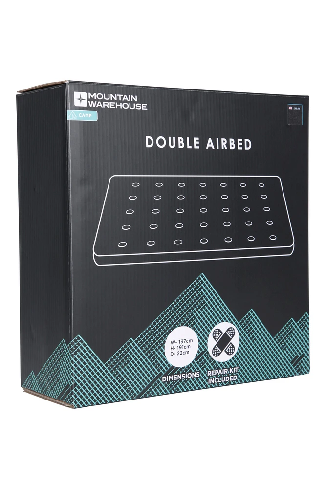 Double Flocked Air Bed