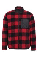 Whitby Mens Sherpa Printed Fleece Jacket