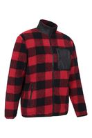 Whitby Mens Sherpa Printed Fleece Jacket