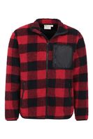 Whitby Mens Sherpa Printed Fleece Jacket
