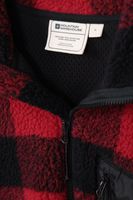 Whitby Mens Sherpa Printed Fleece Jacket