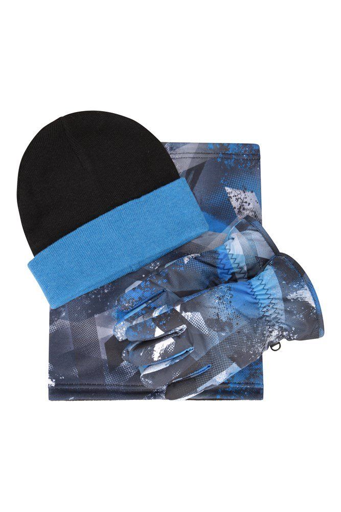 Kids Printed Winter Accessories Set