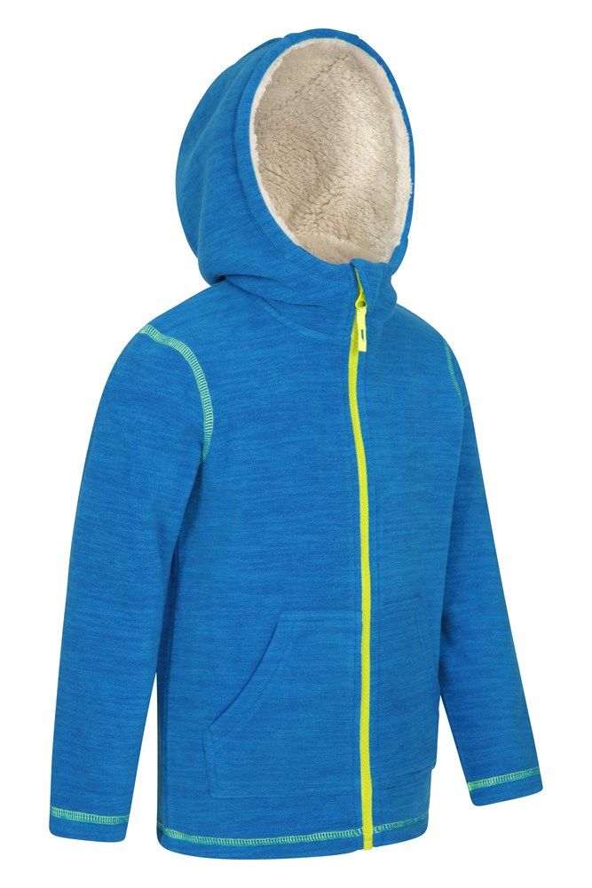 Snowdonia Kids Borg Lined Hoodie