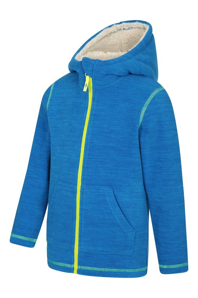 Snowdonia Kids Borg Lined Hoodie