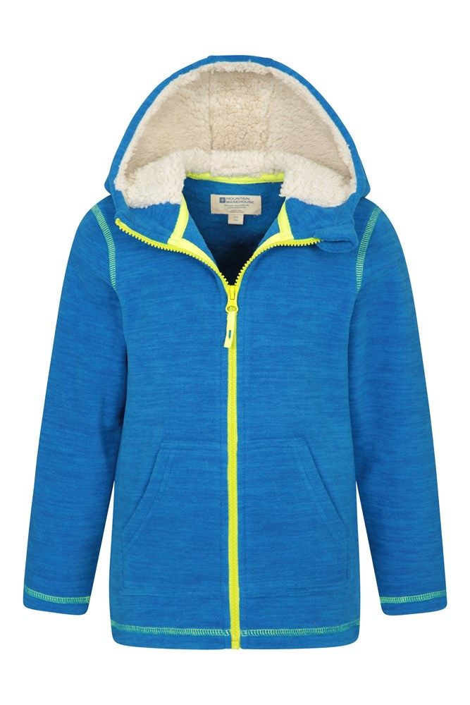 Snowdonia Kids Borg Lined Hoodie