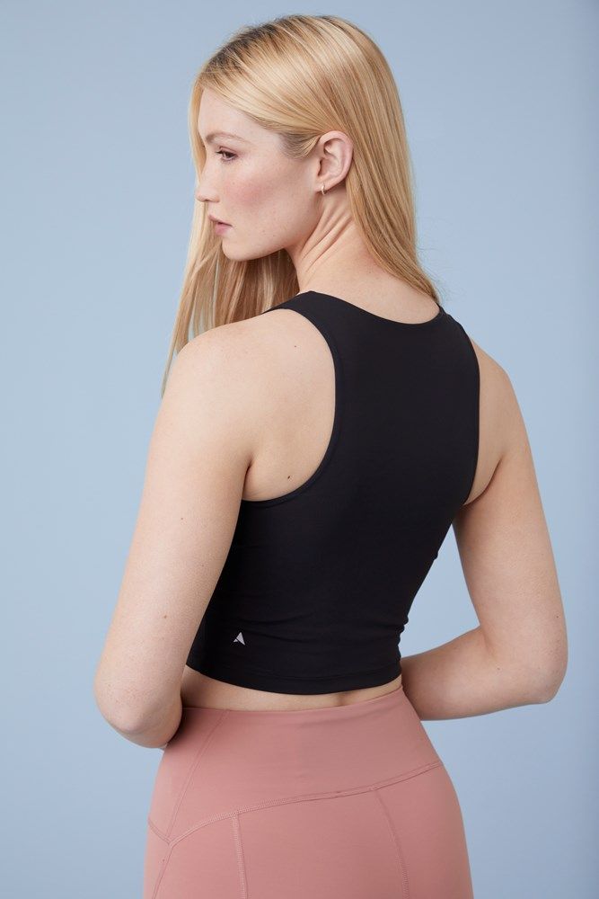 Go Getter Womens Cropped Tank Top