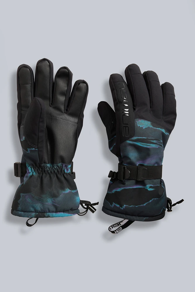 Iced Mens Snow Gloves