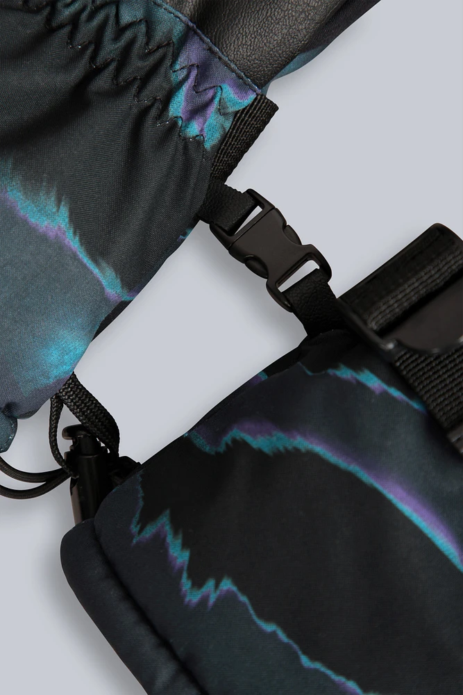 Iced Mens Snow Gloves