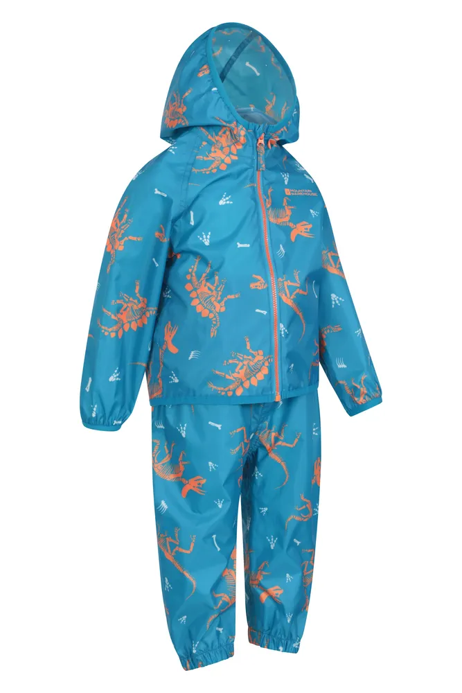 Printed Toddler Rain Set