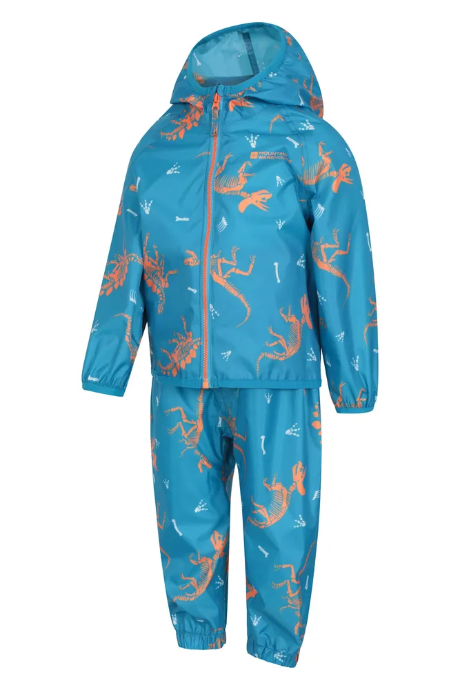 Printed Toddler Rain Set