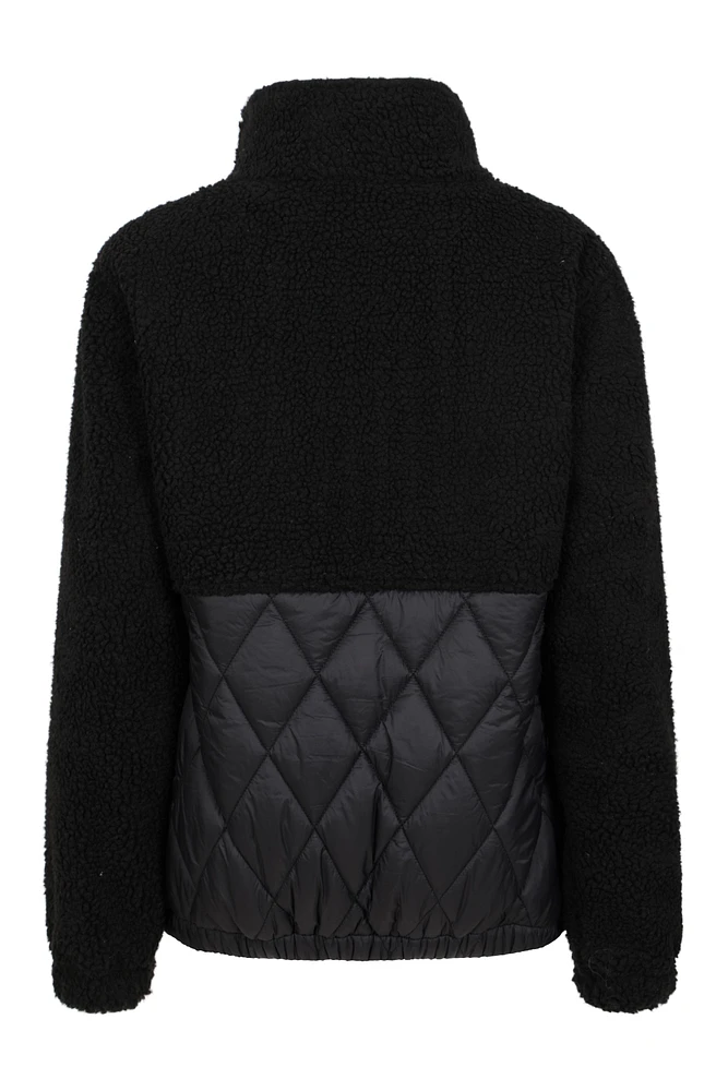 Brook Womens Hybrid Half-Zip Fleece
