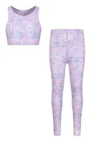 Kids Dance Crop Top & Leggings Set