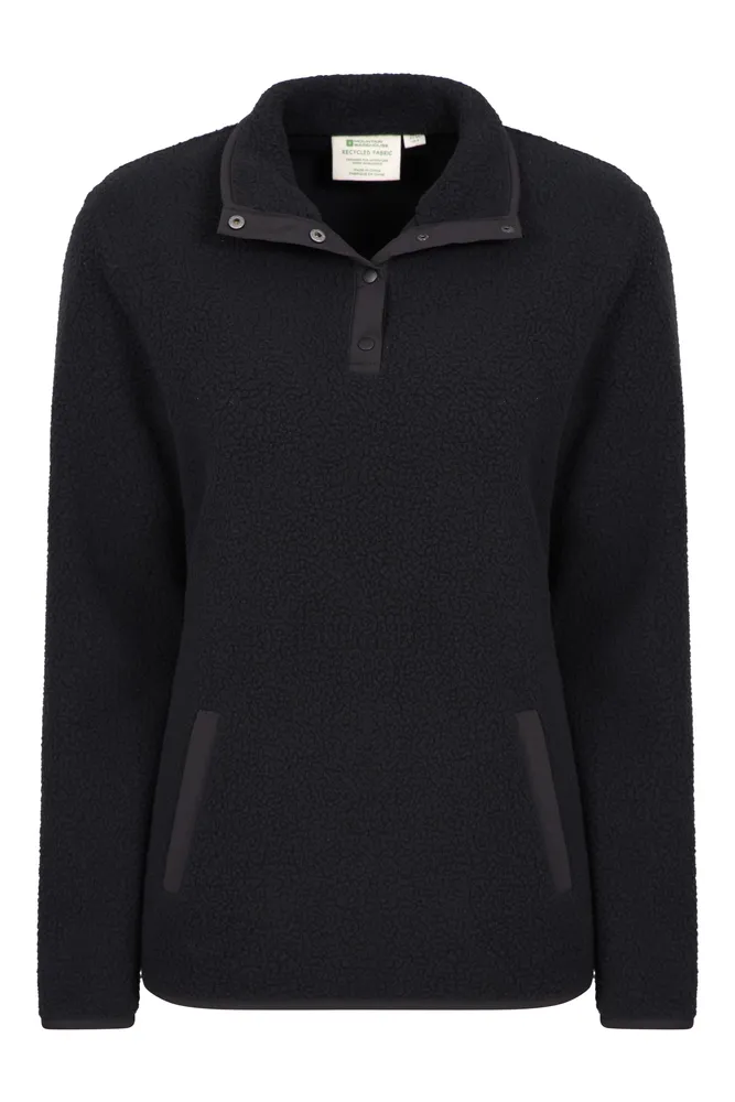 Incline Womens Button Neck Fleece
