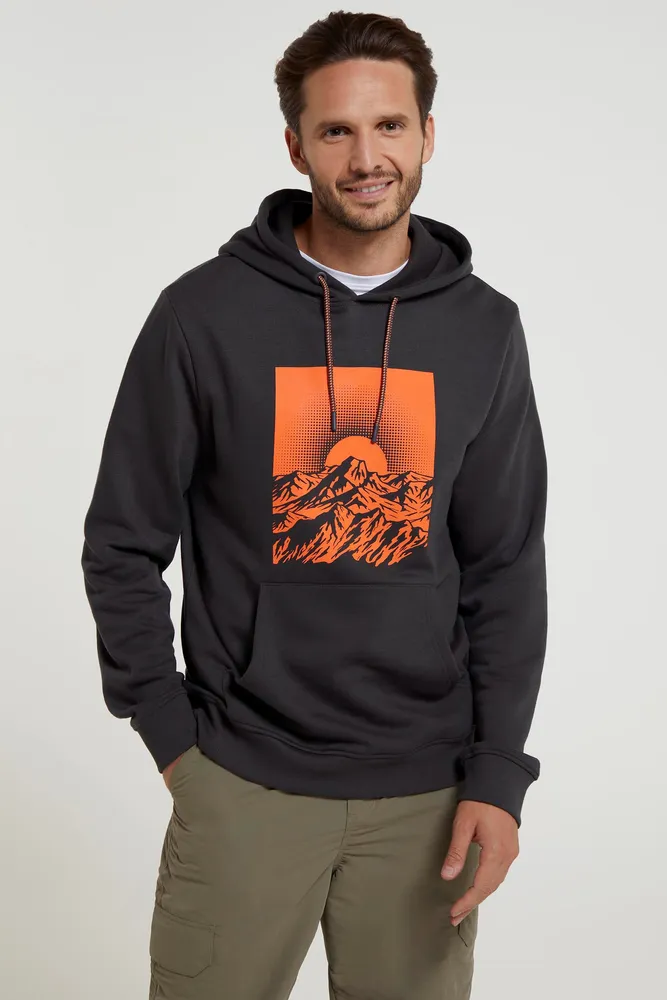 Sunset Mens Graphic Hoodie