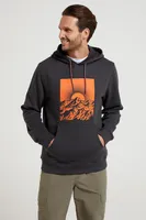 Sunset Mens Graphic Hoodie