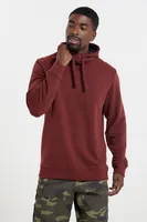 Alder Mens High Neck Hoodie