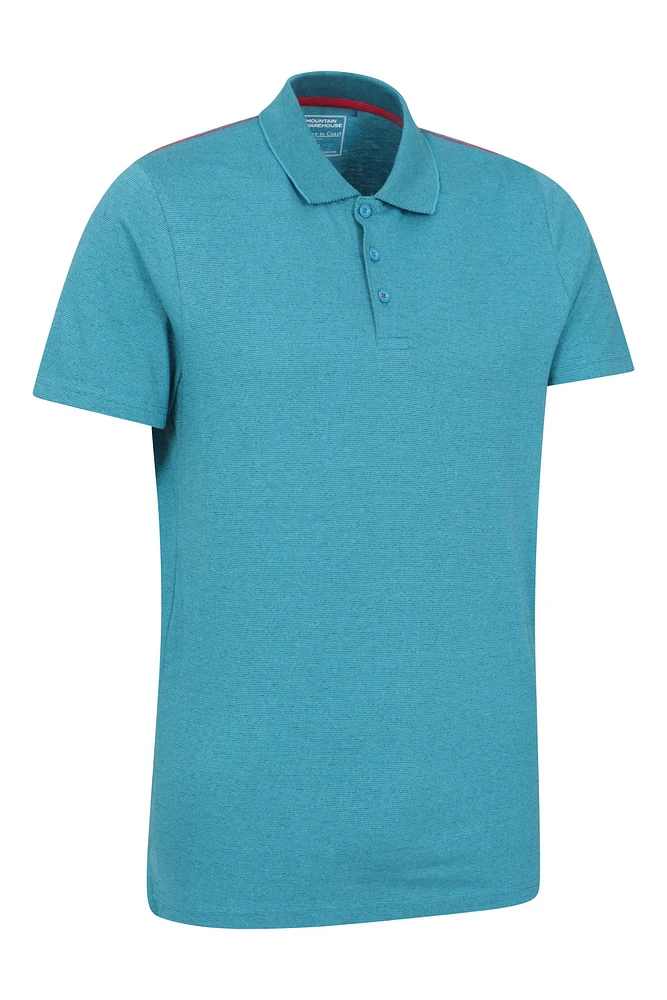 Cordyline Textured Mens Polo