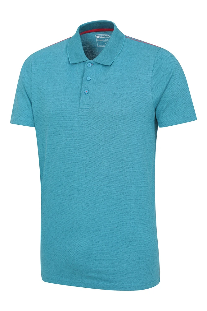 Cordyline Textured Mens Polo
