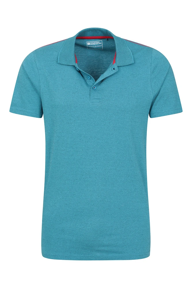 Cordyline Textured Mens Polo