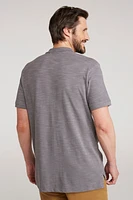 Dawnay Pique Slub Textured Mens Polo Shirt